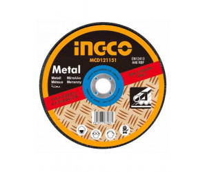 ლითონის საჭრელი აბრაზიული დისკი Ingco MCD121151 115 მმ