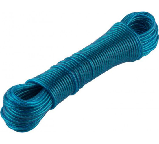 თოკი პოლიმერული ზედაპირით არმირებული Tech-Krep 3 მმ ლურჯი