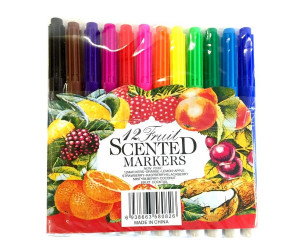 ფლომასტერი ხილის Scented Markers 808-12 12 ფერი