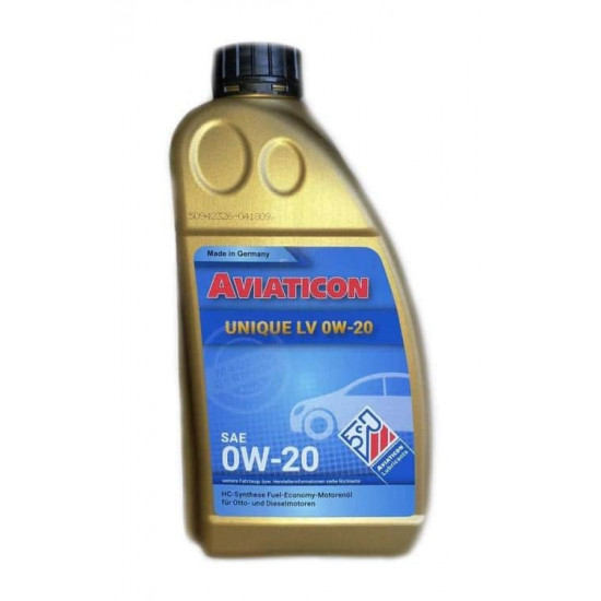 ძრავის ზეთი Unique LV 0W-20 1 ლ ავტო მაღაზია, ზეთები და დანამატები Finke AVIATICON Unique LV არის სინთეთიკური ზეთი ჰიბრიდული ავტომობილების ბენზინის ძრავებისთვის. ძრავის ზეთი Unique LV 0W-20 1 ლ