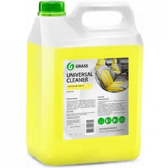 სალონის საწმენდი კონცენტრატი Grass Universal-cleaner 5.4 კგ ავტო მაღაზია, ავტოქიმია Grass Universal-cleaner არის პროფესიონალური ქაფიანი სარეცხი საშუალება ავტომობილის სალონის გასაწმენდად ნებისმიერი დამაბინძურებლისგან. სალონის საწმენდი კონცენტრატი Grass Universal-cleaner 5.4 კგ