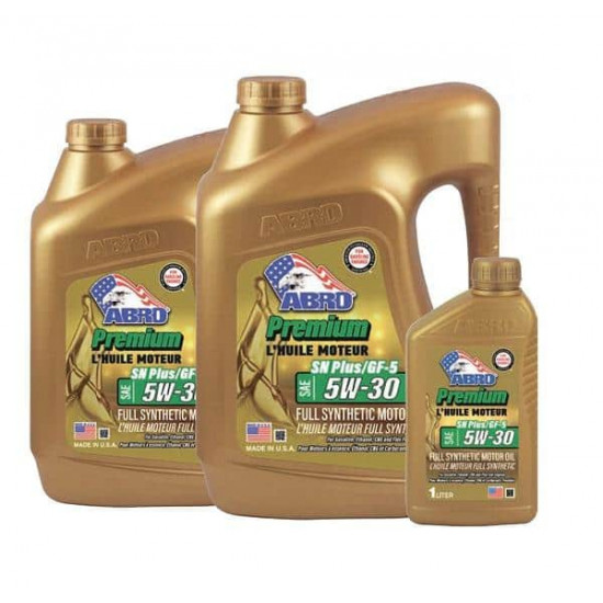 ძრავის ზეთი Full Synthetic Sae 5W-30 4 ლ ავტო მაღაზია, ზეთები და დანამატები Abro Premium Full Synthetic უზრუნველყოფს ყველა თანამედროვე ბენზინის ძრავების შესანიშნავ დაცვას და ახანგრძლივებს ექსპლუატაციის რესურსს. ძრავის ზეთი Full Synthetic Sae 5W-30 4 ლ