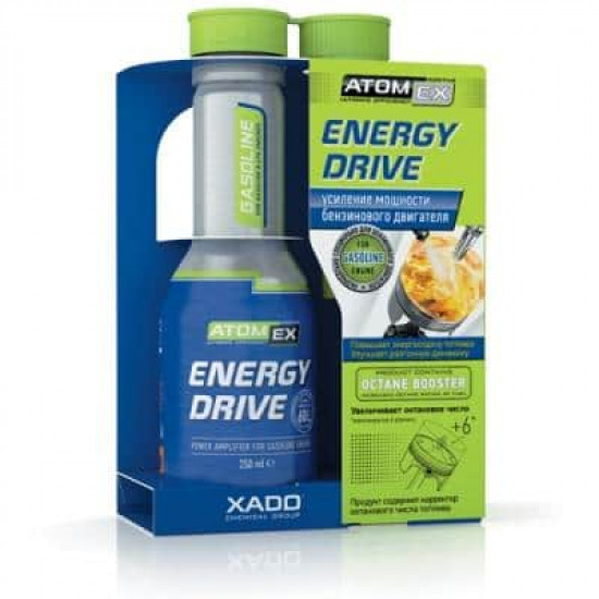 დანამატი ბენზინის ძრავის გასაძლიერებლად Energy Drive 250 მლ ავტო მაღაზია, ზეთები და დანამატები დანამატი ბენზინის ძრავის გასაძლიერებლად XADO Energy Drive 250 მლ (XA 40413) ეს დანამტი უზრუნველყოფს ძრავის სწრაფ დაქოქვას, აძლიერებს საწვავის ენერგიის უკუცემას. დანამატი ბენზინის ძრავის გასაძლიერებლად Energy Drive 250 მლ