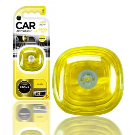 არომატიზატორი გელი Aroma Car Loop Gel ვანილი 9 გ ავტო მაღაზია, ავტო აქსესუარები Aroma Car Loop Gel არის ხარისხიანი პარფიუმერული კომპოზიცია გელის სახით. არომატიზატორი გელი Aroma Car Loop Gel ვანილი 9 გ