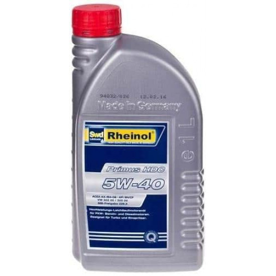 ძრავის ზეთი HDC 5W-40 1 l ავტო მაღაზია, ზეთები და დანამატები ძრავის ზეთი Rheinol Primus HDC 5W-40 1 l უმაღლესი ხარისხის საავტომობილო ზეთი, რომელიც უზრუნველყოფს ძრავის ეფექტურ დაცვას. ძრავის ზეთი HDC 5W-40 1 l
