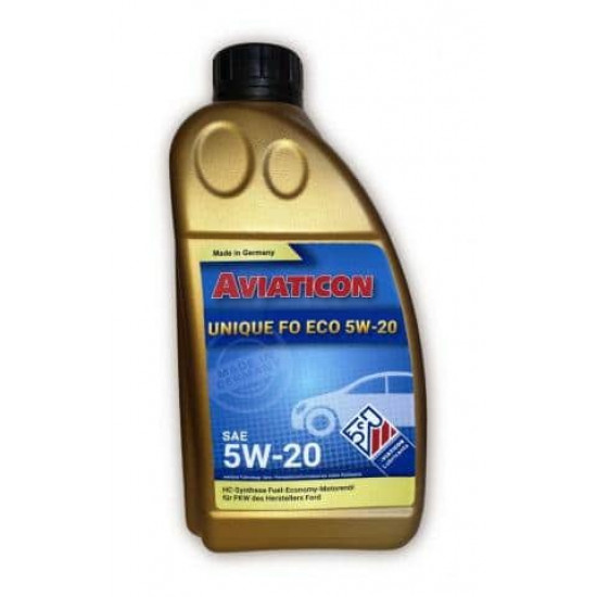 ძრავის ზეთი Unique FO ECO 5W-20 1 ლ ავტო მაღაზია, ზეთები და დანამატები Finke AVIATICON Unique FO ECO არის სინთეთიკური ზეთი, განკუთვნილია ბენზინის და დიზელის ავტომობილებისთვის. ძრავის ზეთი Unique FO ECO 5W-20 1 ლ