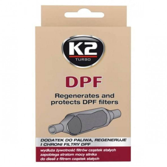 საწმენდი დიზელის ფილტრის K2 DPF T316 50 მლ ავტო მაღაზია, ავტომობილის მოვლა საწმენდი დიზელის ფილტრის K2 DPF T316 50 მლ ეს არის კონცენტრირებული დანამატი, რომელიც გამოიყენება დიზელის ჭვარტლის ფილტრის გასაწმენდად. საწმენდი დიზელის ფილტრის K2 DPF T316 50 მლ