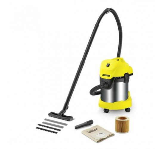 მტვერსასრუტი KARCHER WD 3 1000W ავტო მაღაზია, ავტომობილის მოვლა მტვერსასრუტი KARCHER WD 3 Premium 1000W (1. მტვერსასრუტი KARCHER WD 3 1000W