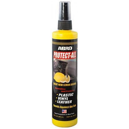 პოლიროლი პანელის Protect-All PA-512 296 მლ ავტო მაღაზია, ავტოქიმია პოლიროლი პანელის ABRO Protect-All PA-512 296 მლ ABRO Protect-All უზრუნველყოფს ეფექტურ დაცვას ულტრაიისფერი სხივებისგან და დაძველებისგან. პოლიროლი პანელის Protect-All PA-512 296 მლ
