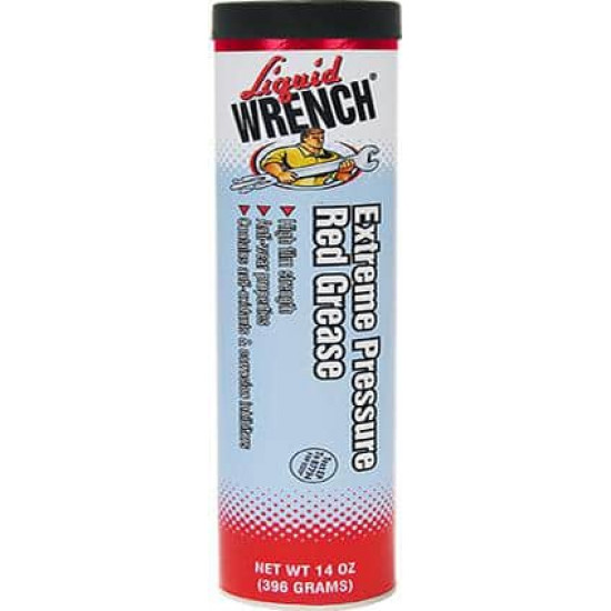 საპოხი წითელი Liquid Wrench GR016 396 გ ავტო მაღაზია, ზეთები და დანამატები საპოხი წითელი Liquid Wrench GR016 396 გ ეს არის მდგრადი წყლის მიმართ საპოხი, რომელიც იცავს დეტალებს ცვეთისგან დარტყმითი დატვირთვის შემთხვევაში. საპოხი წითელი Liquid Wrench GR016 396 გ