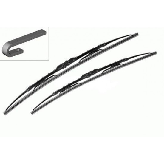 მინის საწმენდი Bosch Twin 533 530/475 მმ 2 ც ავტო მაღაზია, ავტო აქსესუარები მინის საწმენდი Bosch Twin 533 530/475 მმ 2 ც (3397118405) სერია Twin - ეს არის კლასიკური კარკასული მინის საწმენდები, მათ გააჩნიათ მთლიანად ლითონის კარკასი კოროზიისგან ორმაგი დაცვით. მინის საწმენდი Bosch Twin 533 530-475 მმ 2 ც