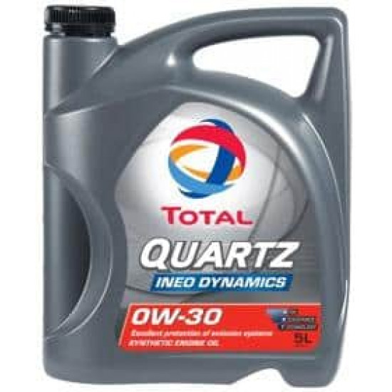 ძრავის ზეთი Total QUARTZ INEO DYNAMICS 0W-30 5 ლ ავტო მაღაზია, ზეთები და დანამატები Total QUARTZ INEO DYNAMIC არის სინთეთიკური ზეთი, რომელიც გაზრდის ავტომობილის ძრავის სამუშაო რესურსს. ძრავის ზეთი Total QUARTZ INEO DYNAMICS 0W-30 5 ლ