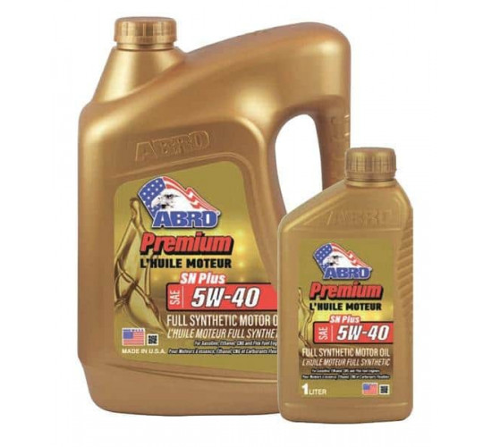 ძრავის ზეთი Full Synthetic Sae 5W-40 4 ლ ავტო მაღაზია, ზეთები და დანამატები Abro Premium Full Synthetic უზრუნველყოფს ყველა თანამედროვე ბენზინის ძრავების შესანიშნავ დაცვას და ახანგრძლივებს ექსპლუატაციის რესურსს. ძრავის ზეთი Full Synthetic Sae 5W-40 4 ლ