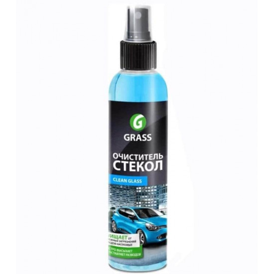 მინის და სარკის საწმენდი საშუალება Grass Clean glass 250 მლ. ავტო მაღაზია, ავტოქიმია Grass-ის მინისა და სარკის საწმენდი საშუალება. მინის და სარკის საწმენდი საშუალება Grass Clean glass 250 მლ.