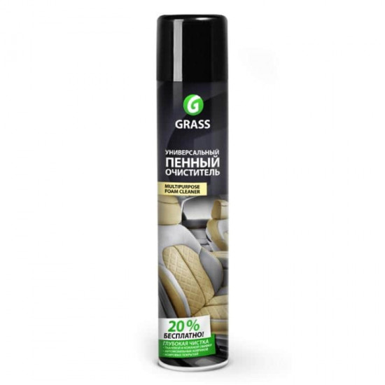 უნივერსალური ქაფის საწმენდი Foam Cleaner 750 მლ ავტო მაღაზია, ავტოქიმია უნივერსალური ქაფის საწმენდი Grass Multipurpose Foam Cleaner 750 მლ (112117) ეს საწმენდი აშორებს დამაბინძურებლებს და აღადგენს პირვანდელ იერსახეს. უნივერსალური ქაფის საწმენდი Foam Cleaner 750 მლ