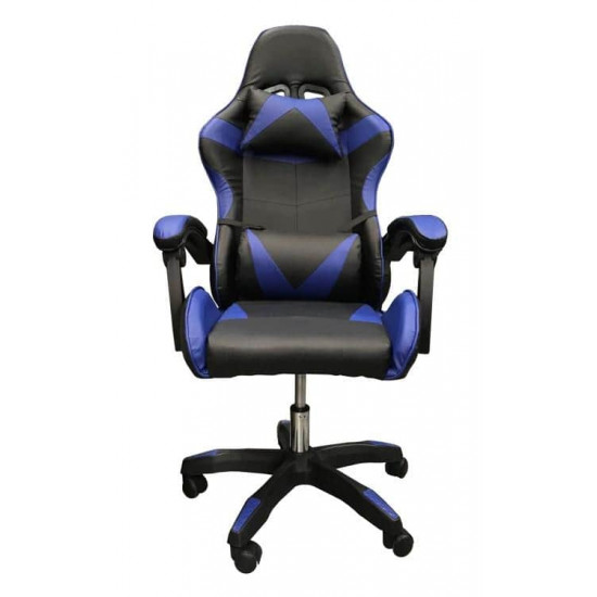 სავარძელი Super gamer ლურჯი 252628 ავეჯი, მაგიდა სკამები Gamer სავარძელი ყველაზე თავდადებული მოთამაშეებისთვის. სავარძელი Super gamer ლურჯი 252628