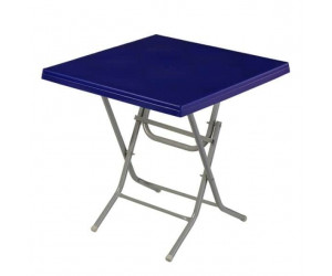 მაგიდა გასაშლელი LADIN Deep blue 75x75