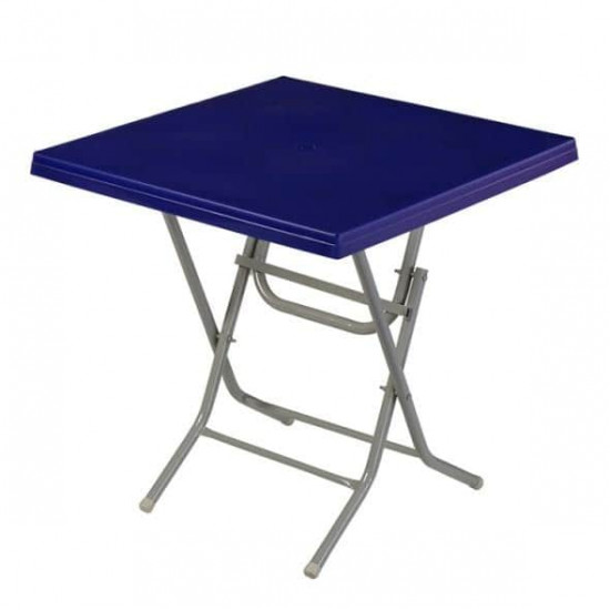 მაგიდა გასაშლელი LADIN Deep blue 75x75