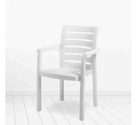 პლასტმასის სკამი HANIMELI CT012 თეთრი