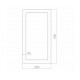 სარკე Silver Mirror Beli Glianec ,500x950 მმ ავეჯი, მისაღები ოთახი კარკასული სარკეები ყოველთვის ელეგანტური, ლამაზი და უჩვეულოა, კარგი გემოვნების და დახვეწილი ინტერიერის ნიშანია. სარკე Silver Mirror Beli Glianec ,500x950 მმ