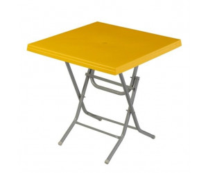 მაგიდა გასაშლელი LADIN Yellow 75x75