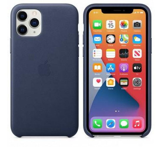 APPLE IPHONE 11 PRO LEATHER CASE (MWYG2ZM/A) MIDNIGHT BUE