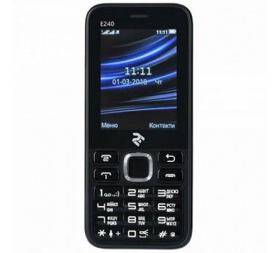 2E MOBILE PHONE E280 2018 BLACK (708744071170)