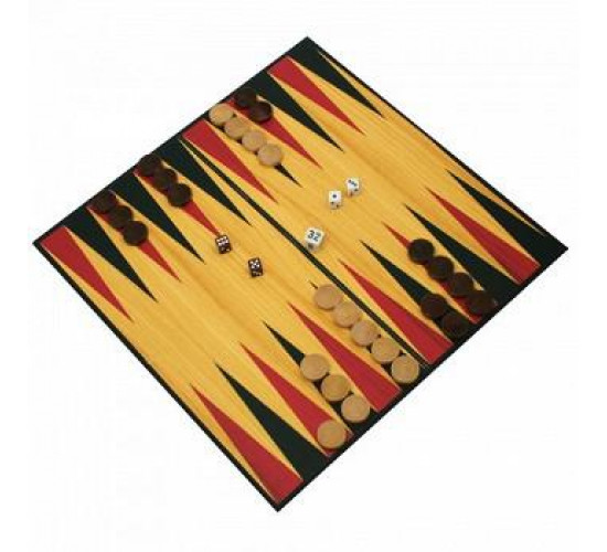 CLASSIC GAMES COLLECTION - WOOD BACKGAMMON (4897012758977)