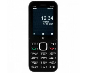 მობილური 2E MOBILE PHONE E240 2020 BLACK (680576170026)