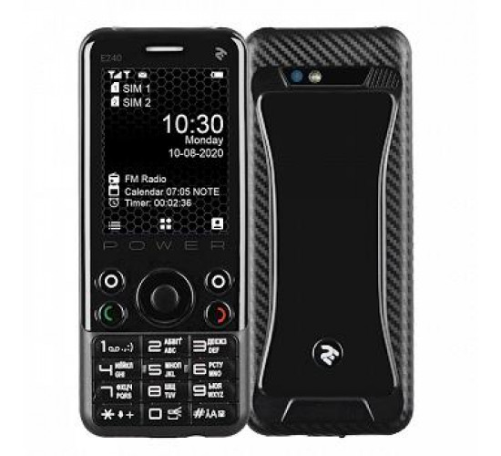 2E MOBILE PHONE E240 POWER BLACK (680576170088)