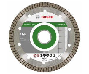 ალმასის დისკი კერამიკისთვის Bosch Best for Ceramic Extraclean Turbo 125x22.23 მმ