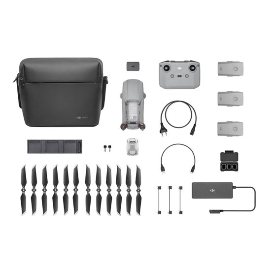 DJI Mavic Air 2 Fly More Combo დრონები, გართობა - ჰობი მოდელი: Mavic Air 2 ბრენდი: DJI ასაფრენი წონა: 570 g საფრენი მოწყობილობა-ზომები: Folded: 180×97×74 mm (Length×Width×Height), Unfolded: 183×253×77 mm (Length×Width×Height) დიაგონალური ზომა: 302 mm მაქს. DJI Mavic Air 2 Fly More Combo