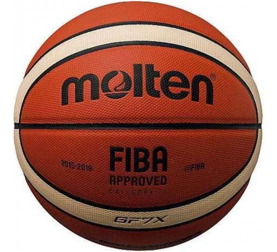 კალათბურთის ბურთი MOLTEN BGF7X-X FIBA შეჯიბრის, სინთ. ტყავი