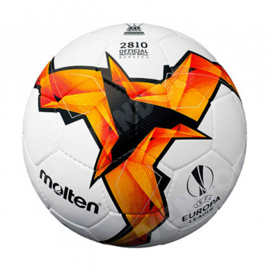 ფეხბურთის ბურთი MOLTEN F5U1000-K19 UEFA ევროპის ლიგის რეპლიკა, PU ზომა 5 სპორტი და ფიტნესი, სპორტი და აქსესუარები ფეხბურთის ბურთი MOLTEN F5U1000-K19 UEFA ევროპის ლიგის რეპლიკა, PU ზომა 5