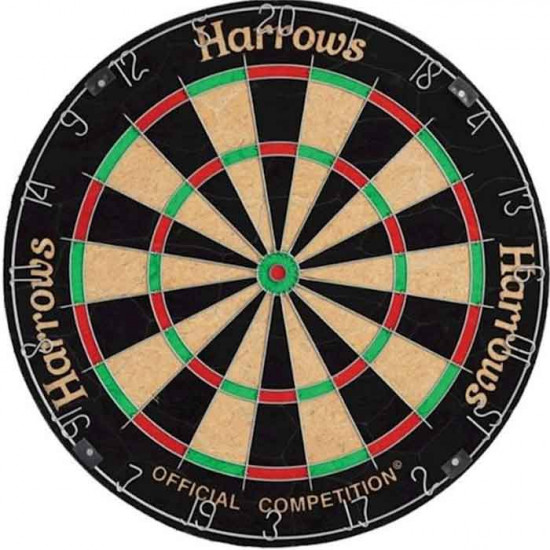 დარტსის დაფა HARROWS OFFICIAL COMPETITION BRISTLE EA326 RoundWire სპორტი და ფიტნესი, სპორტი და აქსესუარები დარტსის დაფა HARROWS OFFICIAL COMPETITION BRISTLE EA326 RoundWire