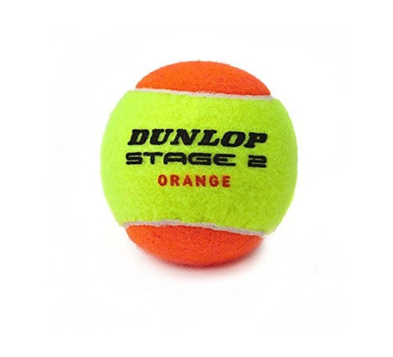 ჩოგბურთის ბურთი 3 ცალი Dunlop STAGE 2 ORANGE ITF