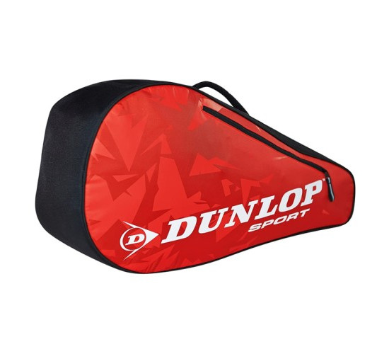 ჩოგბურთის ჩანთა Dunlop 3 ჩოგანზე წითელი