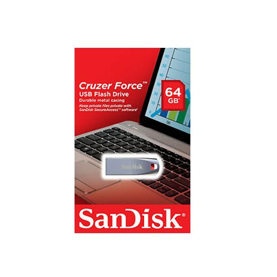 Sandisk Cruzer Force 64GB კომპიუტერული ტექნიკა, კომპიუტერის აქსესუარები ბრენდი: Sandisk მეხსიერება: 64GB ინტერფეისი: USB 2. Sandisk Cruzer Force 64GB