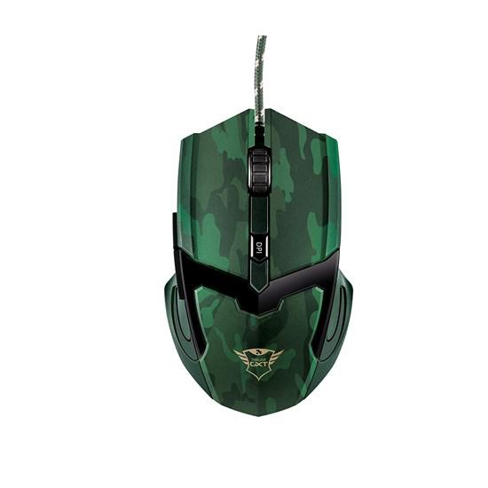Trust Mouse GXT101 GAV Gaming jungle camo კომპიუტერული ტექნიკა, კომპიუტერის აქსესუარები ბრენდი: Trust პროდუქტის ტიპი: Gaming ინტერფეისი: USB კავშირი: Wired ფერი: desert camo Trust Mouse GXT101 GAV Gaming jungle camo