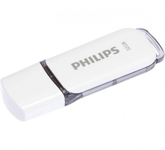 მეხსიერება USB 2.0 32GB Snow Edition Grey Philips
