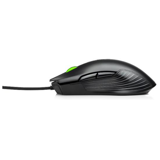 HP Backlit Gaming Mouse 8DX48AA კომპიუტერული ტექნიკა, კომპიუტერის აქსესუარები ბრენდი: HP პროდუქტის ტიპი: Gaming ინტერფეისი: USB კავშირი: Wired ფერი: black მაუსის წონა: 120 g ზომა: 12. HP Backlit Gaming Mouse 8DX48AA