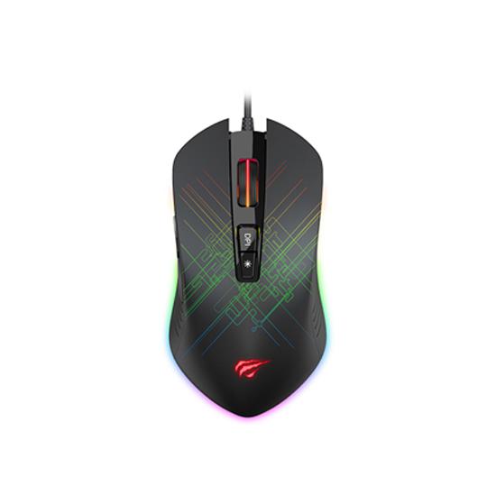 Havit Gaming Mouse HV-MS1019 კომპიუტერული ტექნიკა, კომპიუტერის აქსესუარები ბრენდი: Havit პროდუქტის ტიპი: Gaming ინტერფეისი: USB კავშირი: Wired გარჩევადობა: 800-1600-2400-3200-4000-4800DPI ფერი: black ზომა: 128x67. Havit Gaming Mouse HV-MS1019
