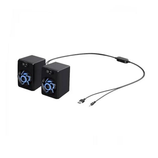 HAVIT HV-SK706 Speaker კომპიუტერული ტექნიკა, კომპიუტერის აქსესუარები ბრენდი: Havit პროდუქტის ტიპი: Classic RMS/არხი (ვატი): 3W x 2 სიხშირის დიაპაზონი: 30Hz-15KHz წინაღობა: 4ohm კავშირის საშუალება: USB, 3. HAVIT HV-SK706 Speaker