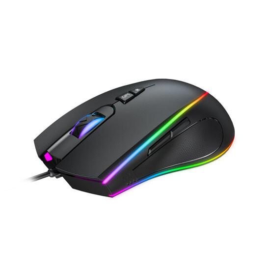 Havit Gaming Mouse HV-MS1017 კომპიუტერული ტექნიკა, კომპიუტერის აქსესუარები ბრენდი: Havit პროდუქტის ტიპი: Gaming ინტერფეისი: USB კავშირი: Wired გარჩევადობა: 800-1200-2400-3200DPI ფერი: black ზომა: 115. Havit Gaming Mouse HV-MS1017