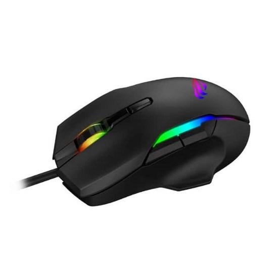 Havit Gaming Mouse HV-MS1012A კომპიუტერული ტექნიკა, კომპიუტერის აქსესუარები ბრენდი: Havit პროდუქტის ტიპი: Gaming ინტერფეისი: USB კავშირი: Wired გარჩევადობა: 800-1600-2400-3200-4000-4800DPI ფერი: black Havit Gaming Mouse HV-MS1012A