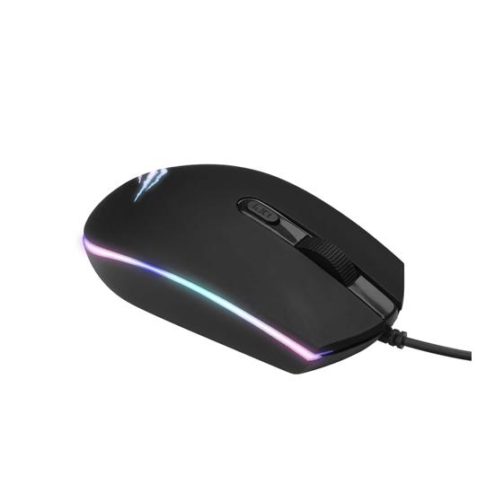 Havit Gaming Mouse HV-MS1003 კომპიუტერული ტექნიკა, კომპიუტერის აქსესუარები ბრენდი: Havit პროდუქტის ტიპი: Gaming ინტერფეისი: USB კავშირი: Wired გარჩევადობა: 1200 dpi ფერი: black ზომა: 126 * 68 * 40mm Havit Gaming Mouse HV-MS1003