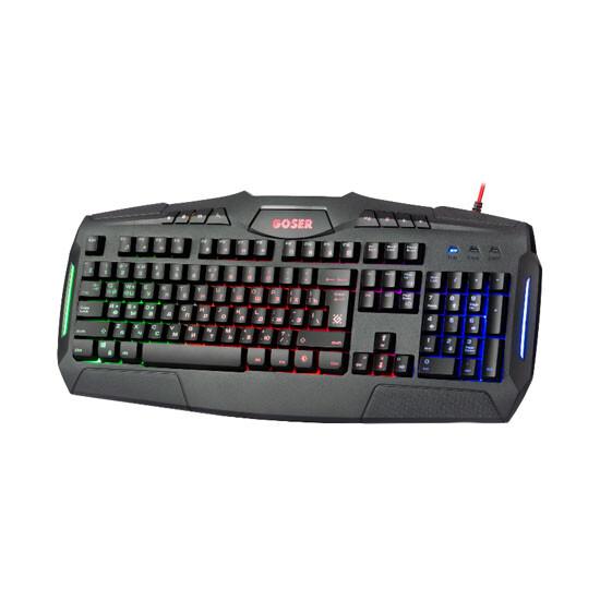 Defender Gaming Keyboard GK-772L Goser კომპიუტერული ტექნიკა, კომპიუტერის აქსესუარები ბრენდი: Defender პროდუქტის ტიპი: Membrane პროდუქტის ტიპი: Gaming კავშირი: Wired ფერი: black Defender Gaming Keyboard GK-772L Goser