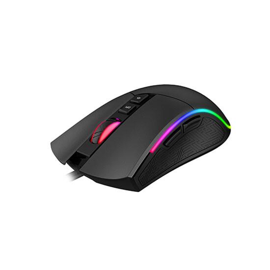 Havit Gaming Mouse HV-MS1001A კომპიუტერული ტექნიკა, კომპიუტერის აქსესუარები ბრენდი: Havit პროდუქტის ტიპი: Gaming ინტერფეისი: USB კავშირი: Wired გარჩევადობა: 800-1600-2400-3200-4000-4800DPI ფერი: black Havit Gaming Mouse HV-MS1001A
