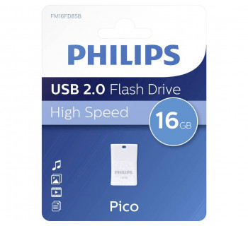 მეხსიერება USB 2.0 16GB Pico Blue Philips Philips