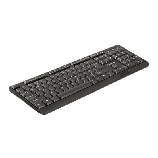 Defender OfficeMate HM-710 Wired Keyboard კომპიუტერული ტექნიკა, კომპიუტერის აქსესუარები ბრენდი: Defender პროდუქტის ტიპი: Classic ინტერფეისი: USB კავშირი: Wired ფერი: black Defender OfficeMate HM-710 Wired Keyboard